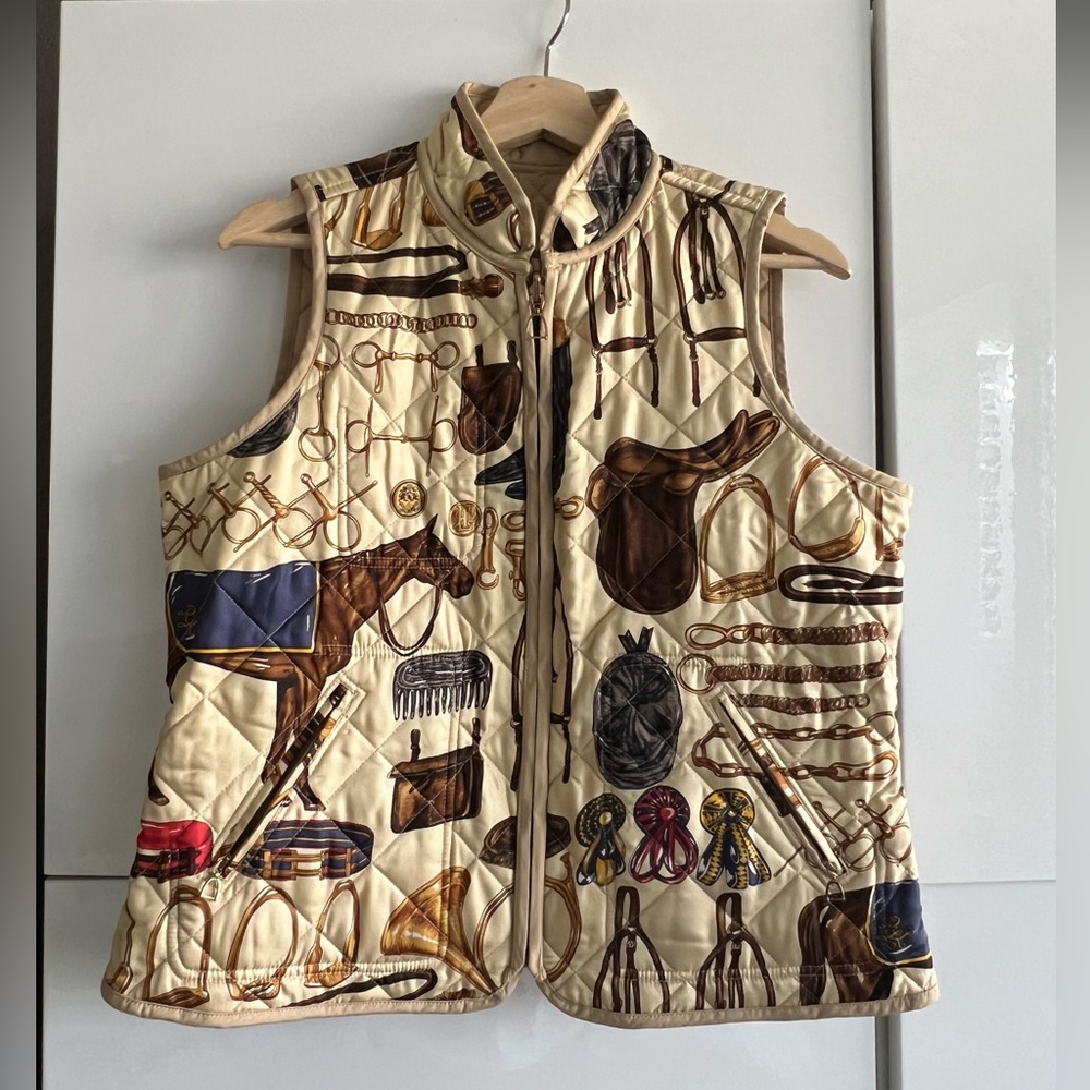 Ralph Lauren equestrian reversible vest